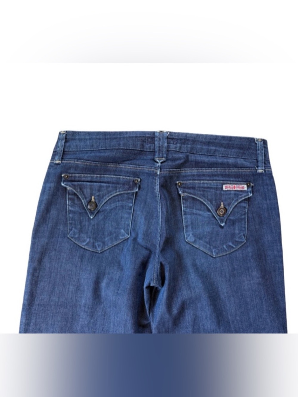 Hudson Jeans Women’s Cropped Wide Leg Denim Pants - Picture 4 of 7